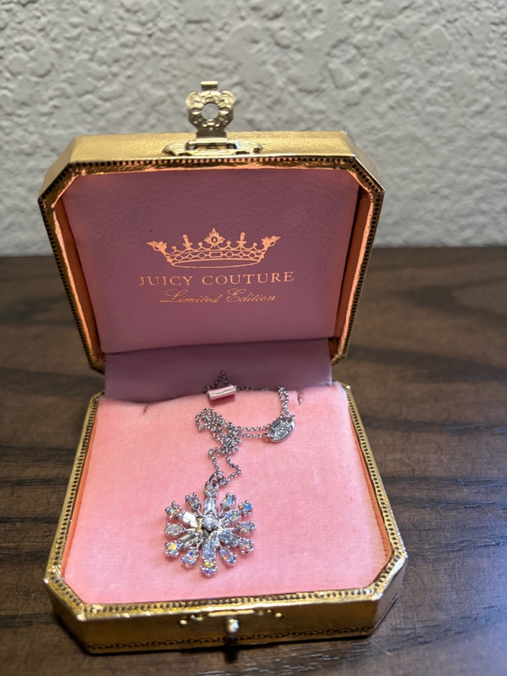 Juicy Couture limited edition Snowflake Necklace